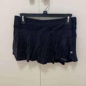 Black Lululemon Tennis skirt